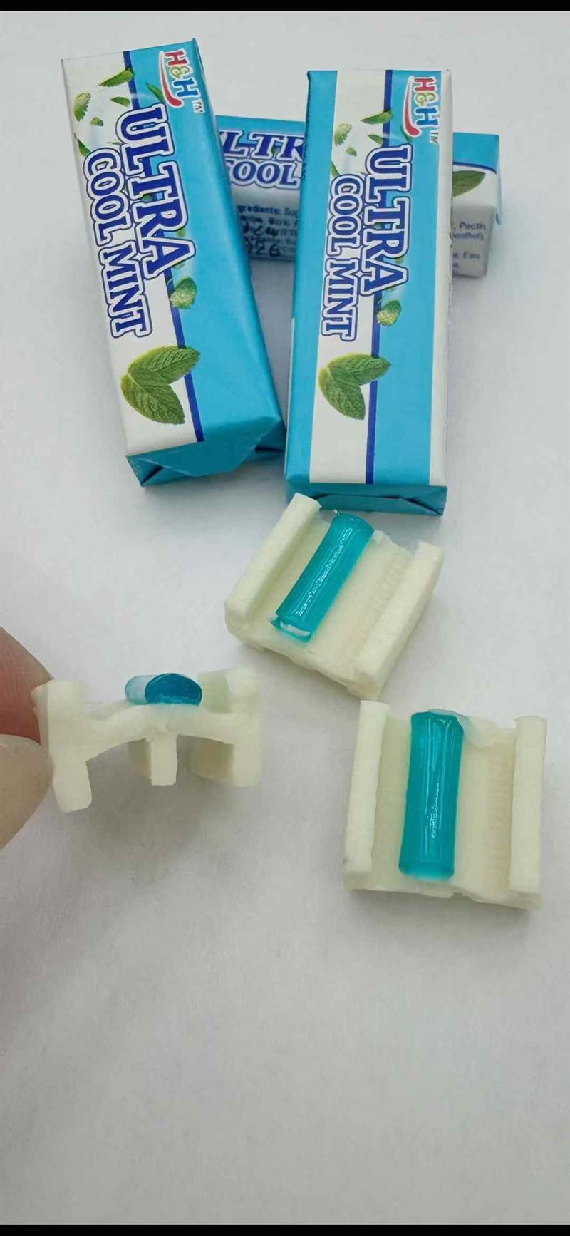 Cool mint bubble gum