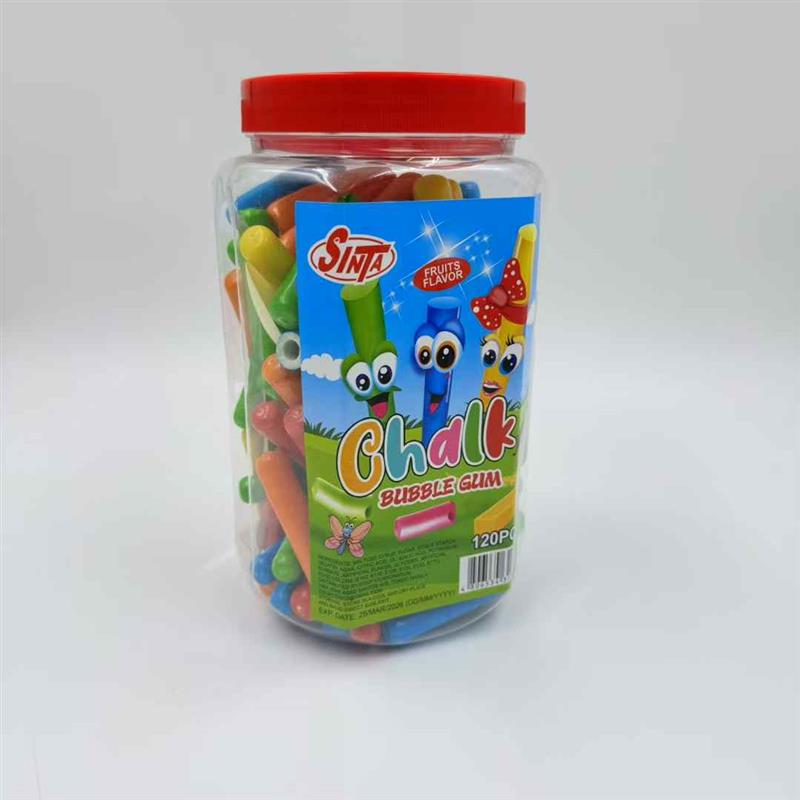 Chalk bubble gum