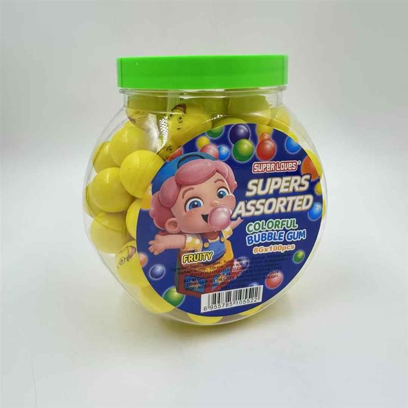 Colorful bubble gum