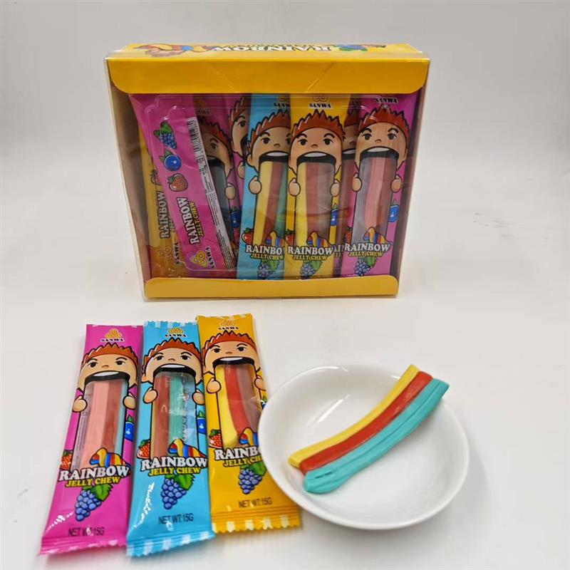 Rainbow jelly chewy