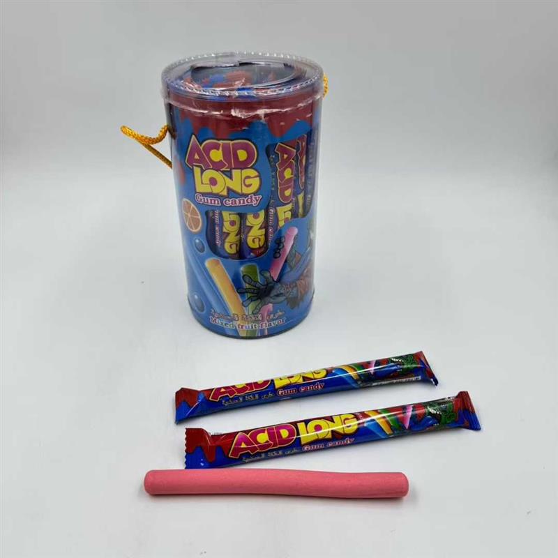 Acid long bubble gum