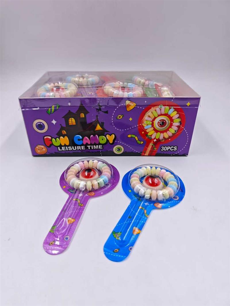 necklace with gummy eye pop