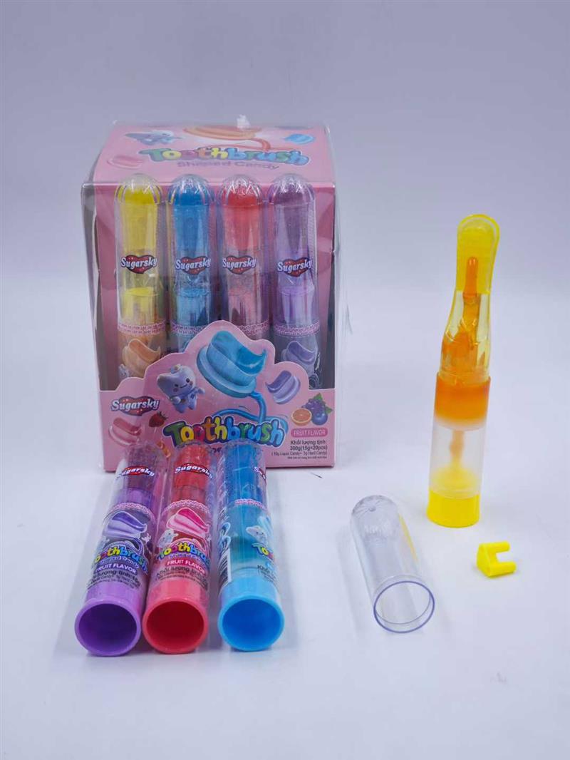Toothbrush candy