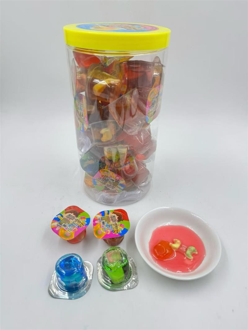 fruit jam with gummy candy