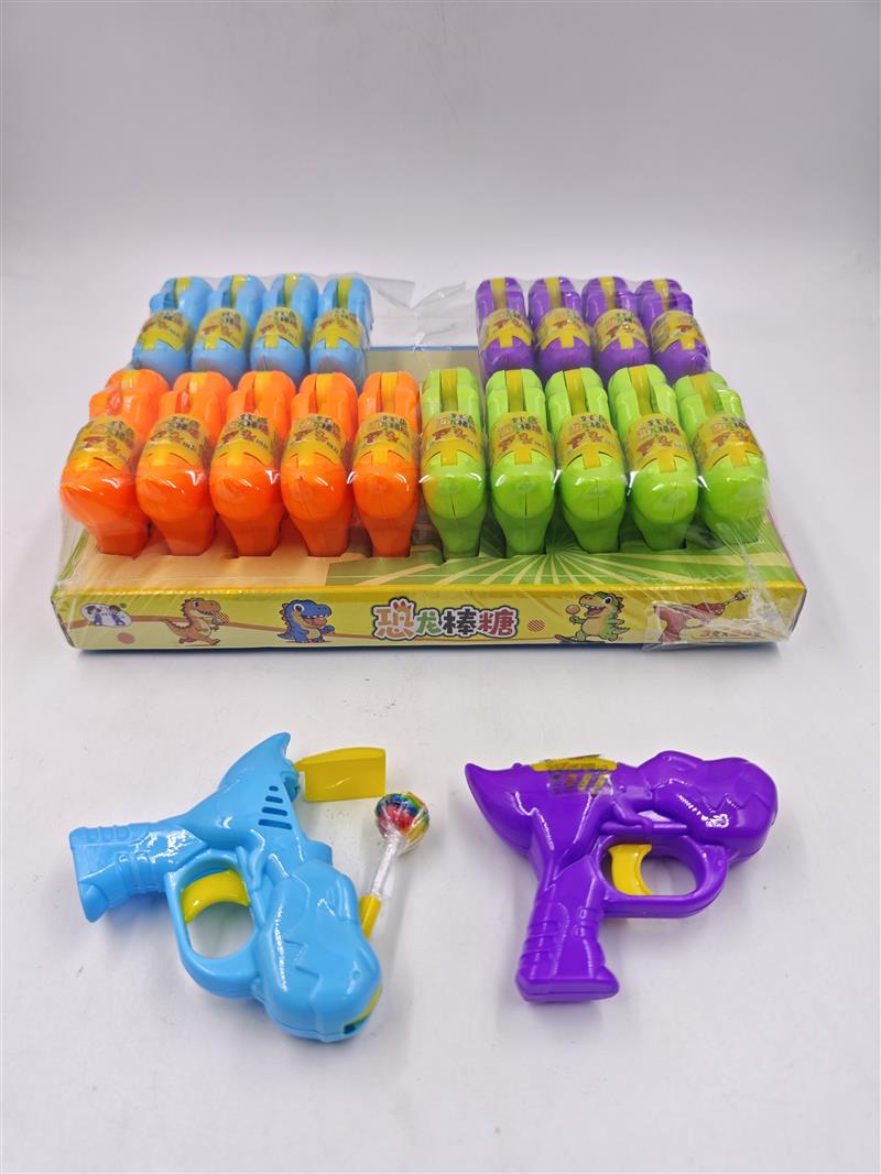 Dino pop gun