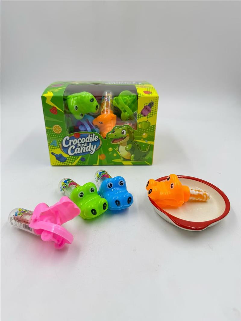 Crocodile moving candy